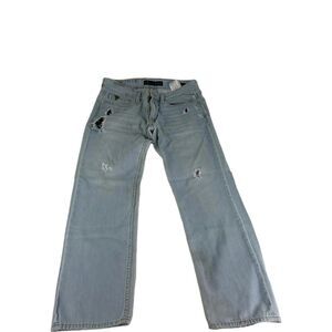 Guess Men's Slim Straight Fit Jeans - Light Blue